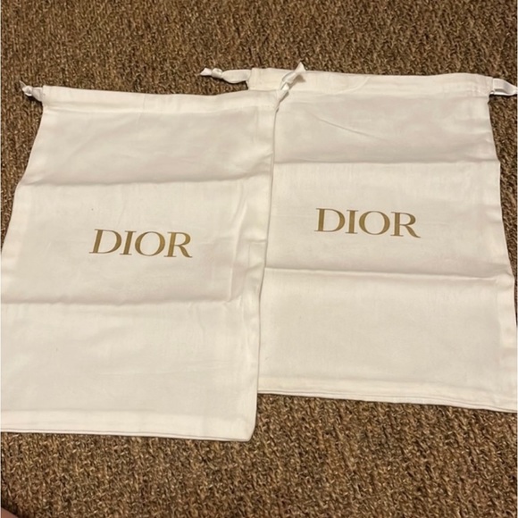 2 Authentic Dior Dustbags - Picture 1 of 2